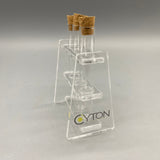 CYTON Test Tubes, 3-Pack, Clear and Durable, Uniform Thickness for Lab and Classroom Use