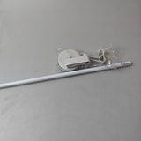 Tiftemy Wall-Mounted Towel Rack - Moisture-Resistant Drip Design, No-Drill Installation, White, Gentle Rounded Edges