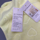 DCT:Koiows Towels, Polyester & Nylon, Yellow, 75x35 cm, Quick-Dry, Soft & Durable