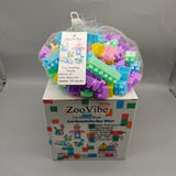 ZooVibe Toy Building Blocks 108PCS, Colorful PP Capsule Blocks for Kids, Creative STEM Construction Toys, Safe Material for Early Learning and Imaginative Play