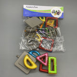 Annexfun Toy Building Blocks, 30-Piece Magnetic Set, Multicolor ABS Plastic, Durable and Fun for Creative Play