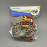 Annexfun Toy Building Blocks, 30-Piece Magnetic Set, Multicolor ABS Plastic, Durable and Fun for Creative Play