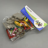 Annexfun Toy Building Blocks, 30-Piece Magnetic Set, Multicolor ABS Plastic, Durable and Fun for Creative Play