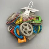 JMYZBD Toy Building Blocks - Multicolor (Rainbow), 30 Pieces, ABS Plastic + Permanent Magnets