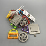 JMYZBD Toy Building Blocks - Multicolor (Rainbow), 30 Pieces, ABS Plastic + Permanent Magnets