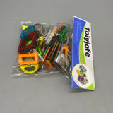 Toiyjofe Toy Building Blocks, 30 Pieces, Multi-Color, Made from ABS Plastic + Permanent Magnets