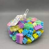 Kinhzrude Toy Building Blocks, 108 Pieces, Multi-Color, Made from Durable PP Material