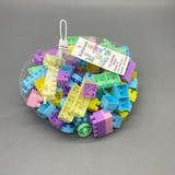Kinhzrude Toy Building Blocks, 108 Pieces, Multi-Color, Made from Durable PP Material