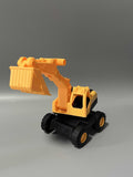 East Doll Toy Cars – Realistic Excavator Model, Durable ABS Material, Sliding Action, Movable Joints, 22×22×10cm, Impact-Resistant Construction Vehicle