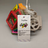 Toyffun Toy Construction Blocks - 30 Multicolored Pieces, ABS Plastic with Permanent Magnets