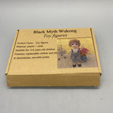 Black Myth Wukong Toy Figures - Plastic + Fabric, Poseable Joints, Removable Clothes and Accessories, Suitable for Children Aged 3-6