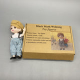 Black Myth Wukong Toy Figures - Plastic + Fabric, Poseable Joints, Removable Clothes and Accessories, Suitable for Children Aged 3-6