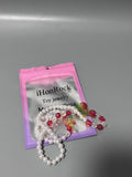 iHonRock Toy Jewelry, 2 Strands with Enamel-Coated Beads, Fun and Safe Play Accessories for Kids