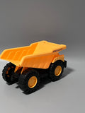 ENEDUOJOY Toy Model, Yellow Excavator Loader, Black Tires, 18 x 10 x 20 cm