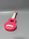 TOOVBVBZ Toy Musical Instruments, Children's Ukulele with Nylon Strings, Matte Finish, 38×12cm, Red