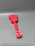 TOOVBVBZ Toy Musical Instruments, Children's Ukulele with Nylon Strings, Matte Finish, 38×12cm, Red
