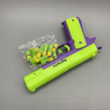 MagTractive Toy Pistols,18×8cm 18×8cm Plastic Mechanical Semi-Auto, Realistic Shell Ejection, for Ages 14+, Magazine Design
