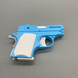 Annexfun Toy Pistols, 9×5.5cm, Blue & White, Automatic Recoil, Detachable Magazine, Stress Relief