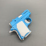 Annexfun Toy Pistols, 9×5.5cm, Blue & White, Automatic Recoil, Detachable Magazine, Stress Relief
