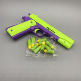 MagTractive Toy Pistols,18×8cm 18×8cm Plastic Mechanical Semi-Auto, Realistic Shell Ejection, for Ages 14+, Magazine Design