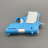 Annexfun Toy Pistols, 9×5.5cm, Blue & White, Automatic Recoil, Detachable Magazine, Stress Relief