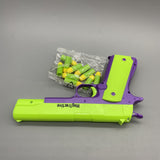MagTractive Toy Pistols,18×8cm 18×8cm Plastic Mechanical Semi-Auto, Realistic Shell Ejection, for Ages 14+, Magazine Design