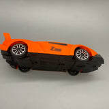 Zeee Toy Vehicles - Orange and Blue Racing Cars, Plastic, 7×3×1.6 inches