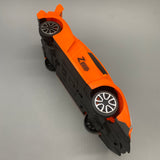 Zeee Toy Vehicles - Orange and Blue Racing Cars, Plastic, 7×3×1.6 inches