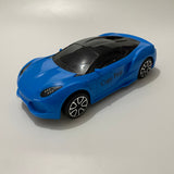 Copy Prop Toy Vehicle, Blue Sports Car, Plastic Material, 18 x 7.5 x 4 cm