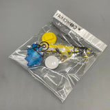 FAINDMOO Transmitter and receiver used to locate lost pets, 12.8" Yellow Polyester Collar with Soft Gel Protective Case, ABS Tracker to Prevent Lost Pets