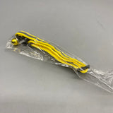 FAINDMOO Transmitter and receiver used to locate lost pets, 12.8" Yellow Polyester Collar with Soft Gel Protective Case, ABS Tracker to Prevent Lost Pets