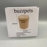 buzzpets Trash containers for household use, 13.5x13.5x16.8cm, Pink PE Material, Compact and Durable for Home and Office Use