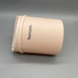 buzzpets Trash containers for household use, 13.5x13.5x16.8cm, Pink PE Material, Compact and Durable for Home and Office Use