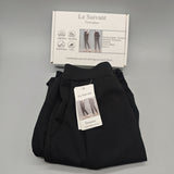 Le Suivant Trousers - Polyester Fiber and Spandex, Black, Size S, Comfortable and Stylish Pants for Women
