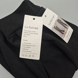 Le Suivant Trousers - Polyester Fiber and Spandex, Black, Size S, Comfortable and Stylish Pants for Women