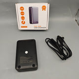 Multi-Port 200W USB Charger, 4 USB-C & 4 USB-A Outputs, Fast Wall Charging Hub for Laptop Phone Tablet, Wide Voltage 100-240V