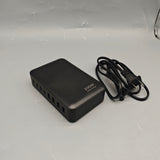 Multi-Port 200W USB Charger, 4 USB-C & 4 USB-A Outputs, Fast Wall Charging Hub for Laptop Phone Tablet, Wide Voltage 100-240V