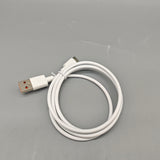 TF TECLUMI USB Cables 6A Fast Charging TPE White 1M Durable Data Cord for Smartphones Tablets