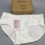 YSB YISIBIA Underwear, Cotton, Pack of 2, Yellow and White, Size M, Comfortable and Breathable