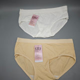 UDU Underwear 2-Pack – Soft & Breathable Boxer Briefs, Medium Size, White & Yellow, Comfortable Fit, Everyday Wear