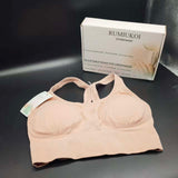 Rumiukoi Underwear - Adjustable Seamless Design, Zero Pressure & All-Day Comfort Wireless Bra for Daily Wear, Yoga Sessions & Sleeping; Perfect for Modern Women, Fitness Enthusiasts & Sensitive Skin; Soft Pink, Size M