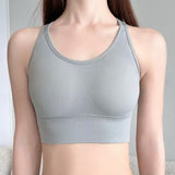 Ebonelle Underwear - Seamless Contour Design, Push-Up Support & Second-Skin Feel Sports Bra for Daily Comfort, Gym Workouts & Yoga Sessions; Perfect for Modern Women, Fitness Enthusiasts & All-Day Wear; Ocean Blue, Size M