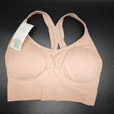 Rumiukoi Underwear - Adjustable Seamless Design, Zero Pressure & All-Day Comfort Wireless Bra for Daily Wear, Yoga Sessions & Sleeping; Perfect for Modern Women, Fitness Enthusiasts & Sensitive Skin; Soft Pink, Size M