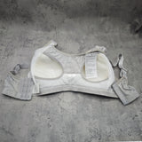 SensualGlow Underwear - Front Closure Design, Wireless Support & Elegant Lace Trim Push Up Bra for Daily Wear, Natural Lift & Seamless Comfort; Perfect for Modern Women, Post-Surgical Recovery & All-Day Ease; Light Grey