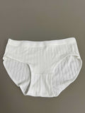 CaiYiEr Underwear, Women's Panties Pack, Moisture-Wicking Cotton Bikini Underwear White