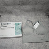 Ebonelle Underwear - Seamless Contour Design, Push-Up Support & Second-Skin Feel Sports Bra for Daily Comfort, Gym Workouts & Yoga Sessions; Perfect for Modern Women, Fitness Enthusiasts & All-Day Wear; Ocean Blue, Size M