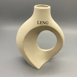 LENG Vase - 18x24x7 cm, Perfect for Home Decor and DIY Projects