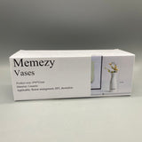 Memezy Vases, DIY and Home Decor, 6x6x21cm for Flower Arrangements