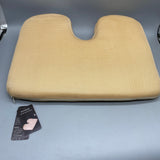 BANKQF Vehicle Seat Cushions, Memory Foam, Beige, 16×13.4×3.15 Inches, Comfortable Car Seat Pads