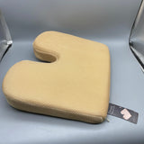 BANKQF Vehicle Seat Cushions, Memory Foam, Beige, 16×13.4×3.15 Inches, Comfortable Car Seat Pads